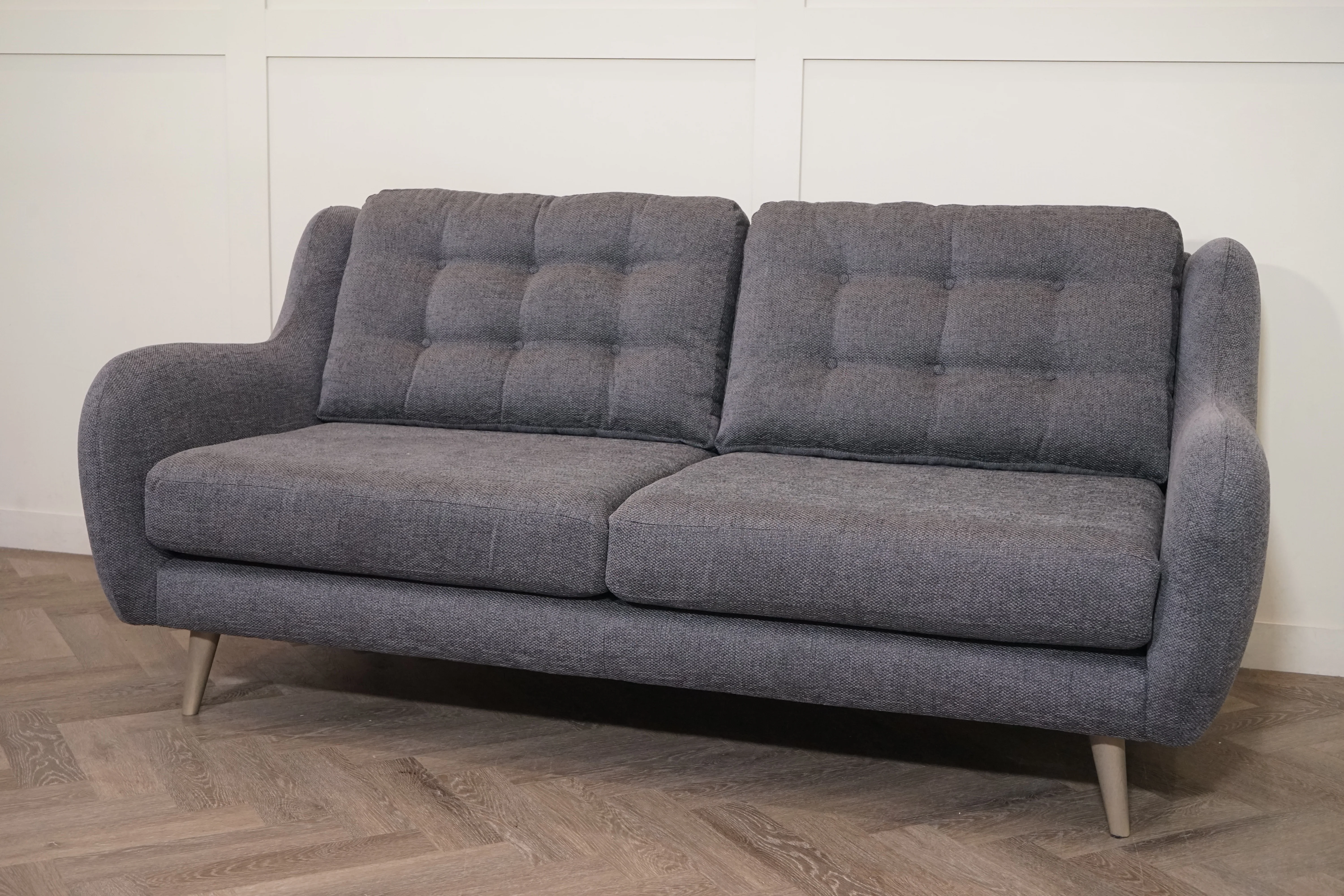 New Camden 3 Seater Sofa, Weave Steel - Image 5