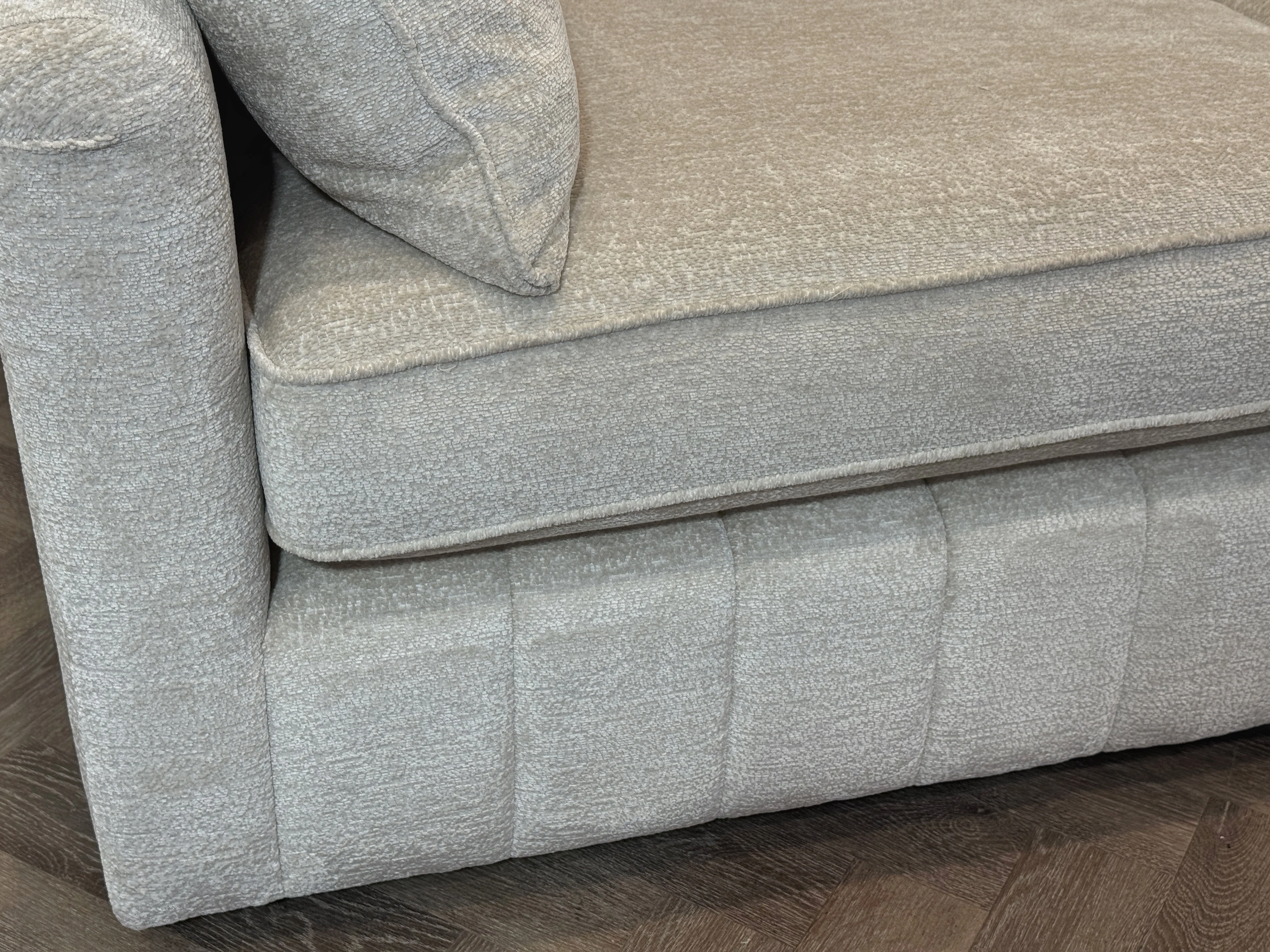 Olivia Fabric 2 Seater Sofa, Luxe Grande Natural - Image 3