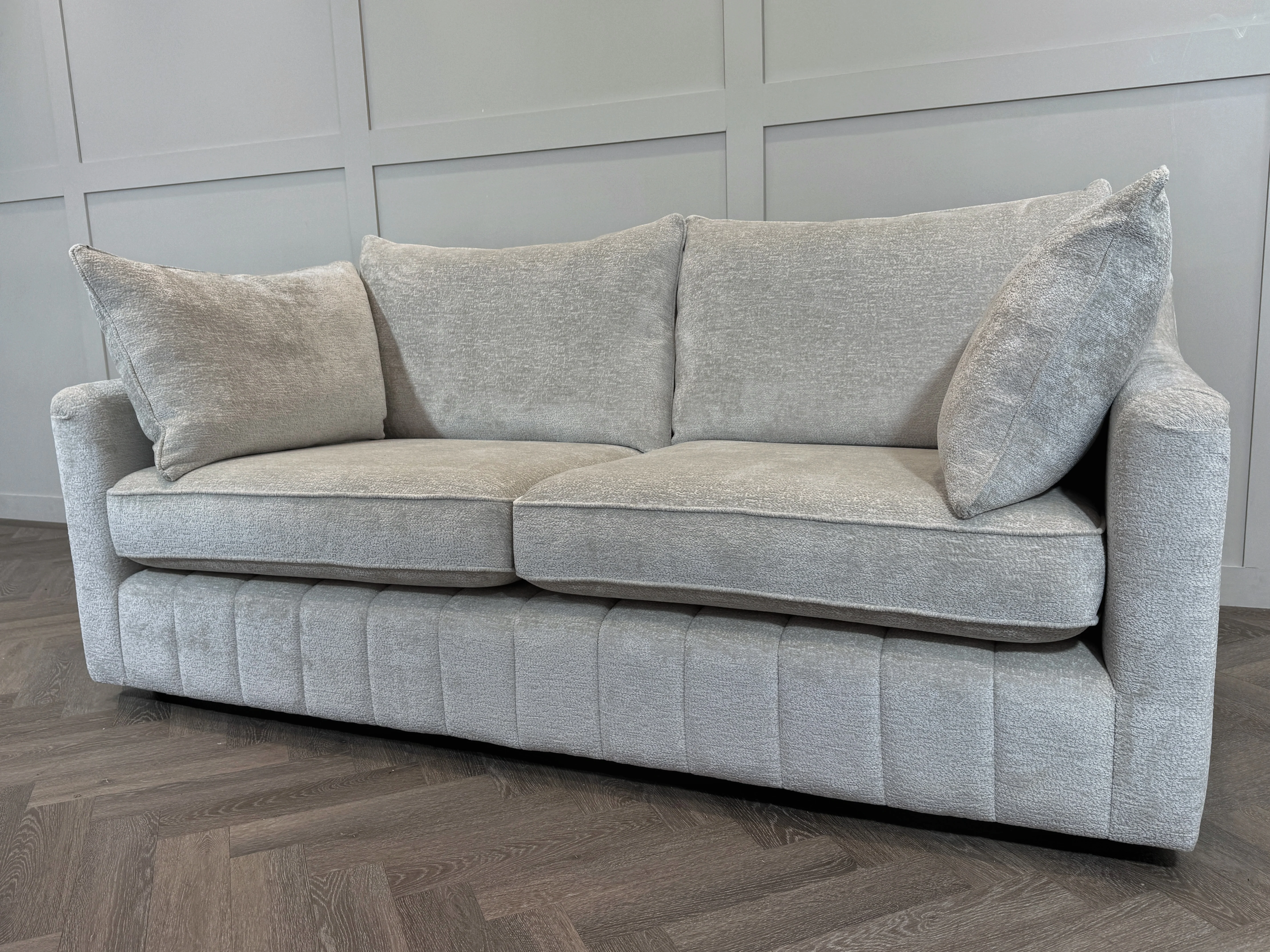 Olivia Fabric 2 Seater Sofa, Luxe Grande Natural - Image 7