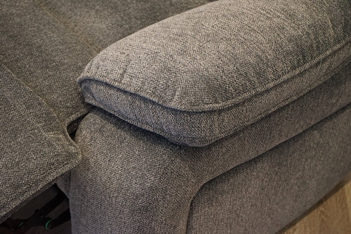 Orlando Fabric Recliner Armchair, Chunky Chenille Charcoal - Image 8