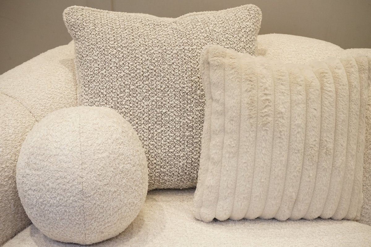 Regency Large 3 Seater Sofa, Soft Bouclé Natural - Image 7