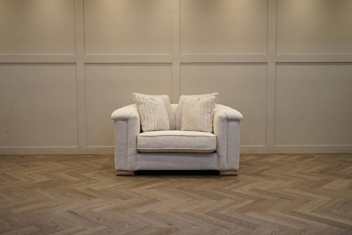 Regency Snuggle Chair, Soft Bouclé Natural - Image 9