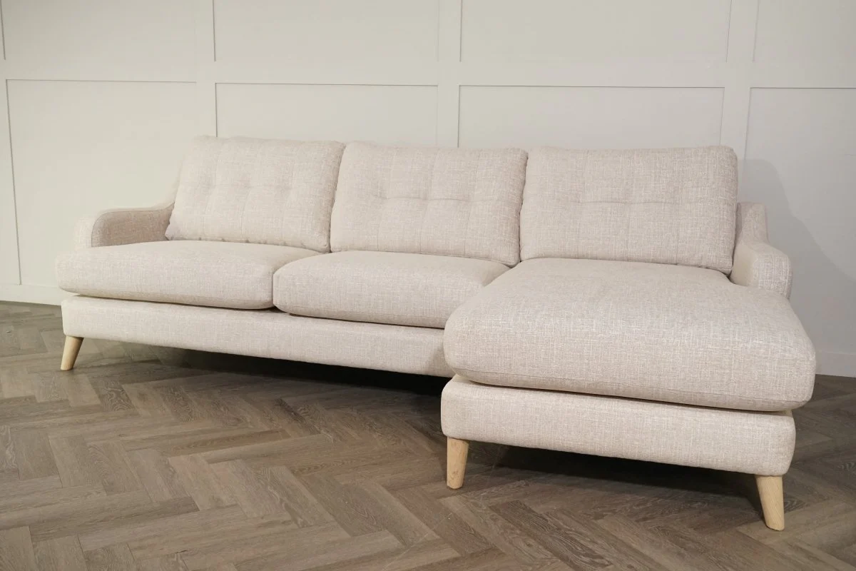 Rowen RHF Corner Chaise Sofa, Beige Weave - Image 6