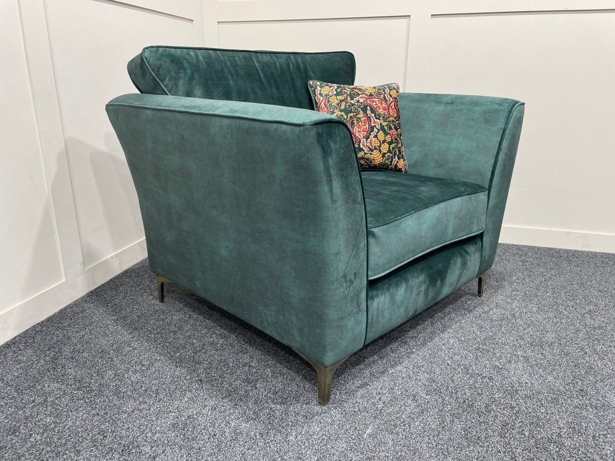 Sasha Classic Back Armchair, Chrome - Image 10