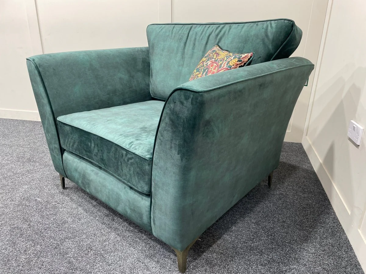 Sasha Classic Back Armchair, Chrome - Image 11