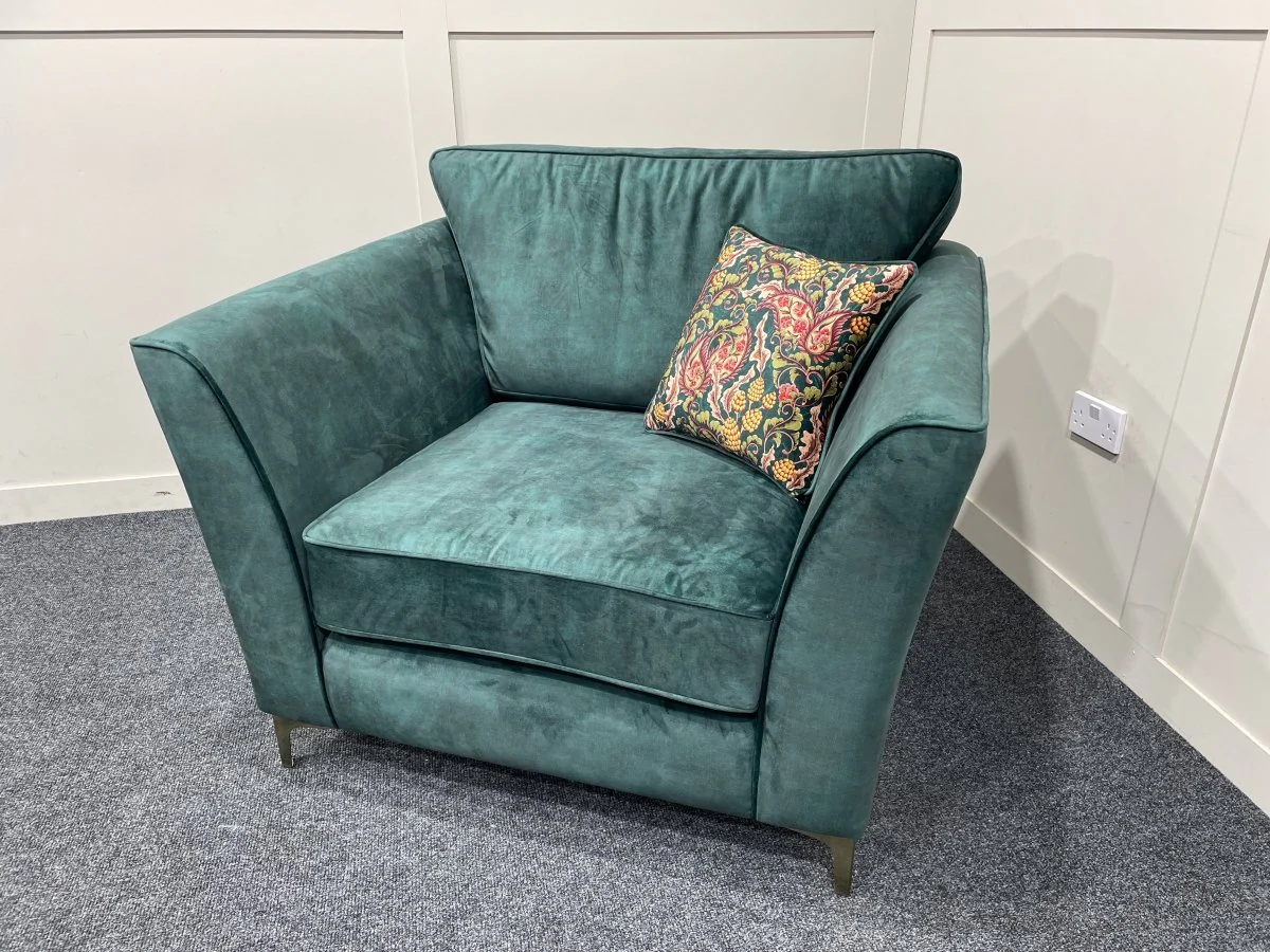 Sasha Classic Back Armchair, Chrome - Image 12
