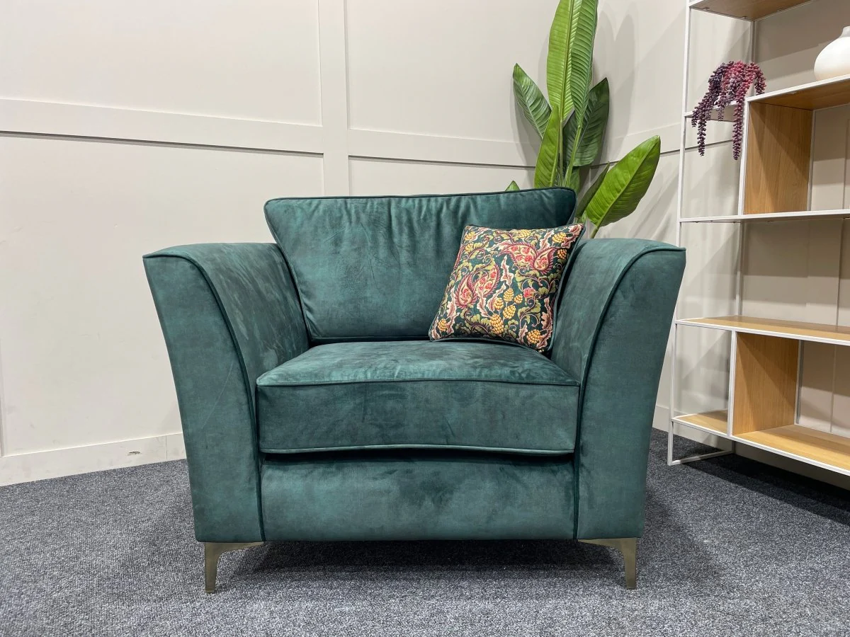 Sasha Classic Back Armchair, Chrome - Image 13