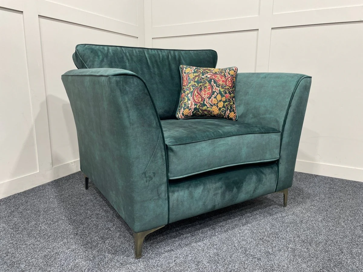 Sasha Classic Back Armchair, Chrome - Image 6