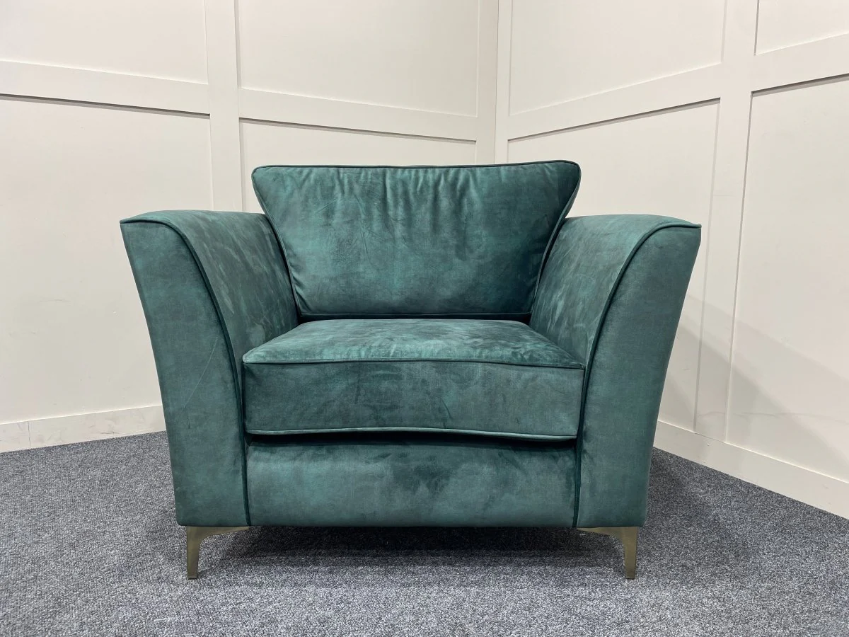 Sasha Classic Back Armchair, Chrome - Image 7