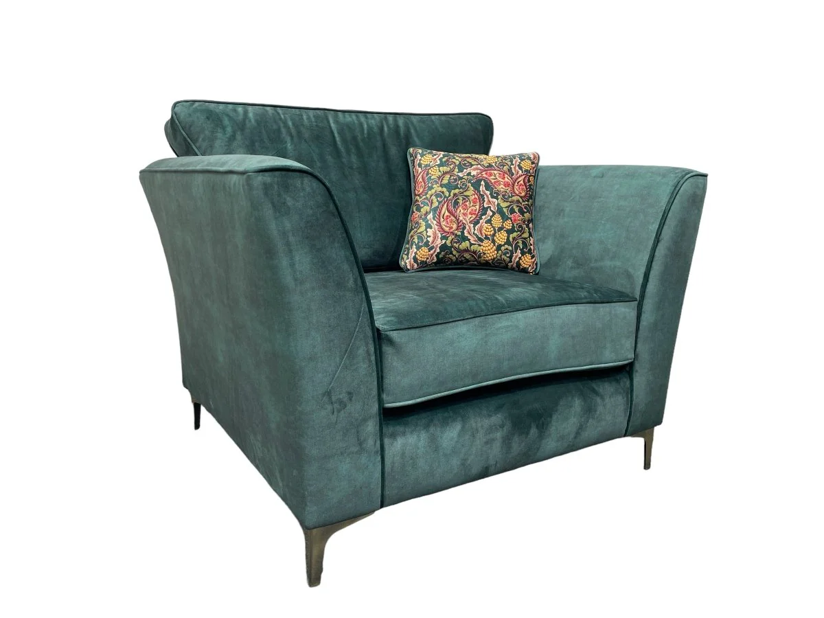Sasha Classic Back Armchair, Chrome - Image 9