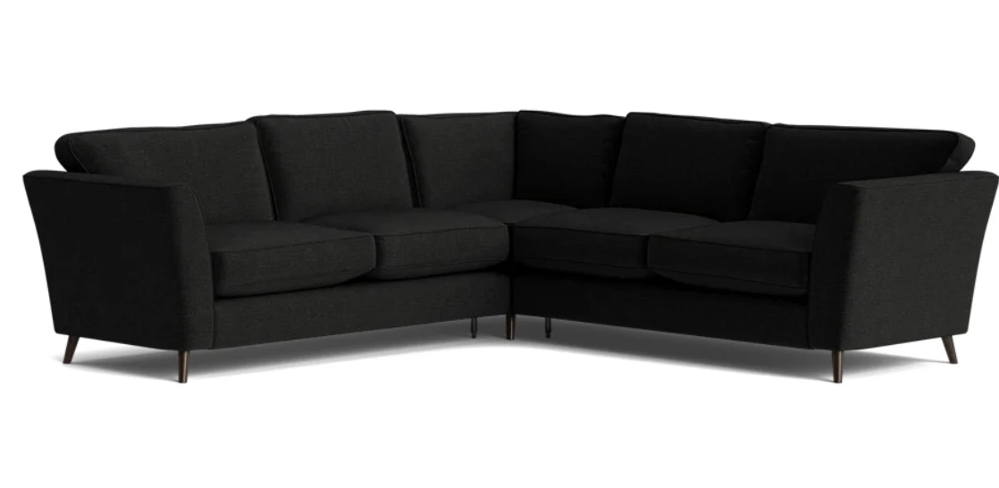 Sasha Large Corner Sofa, Dark Wood - Image 17