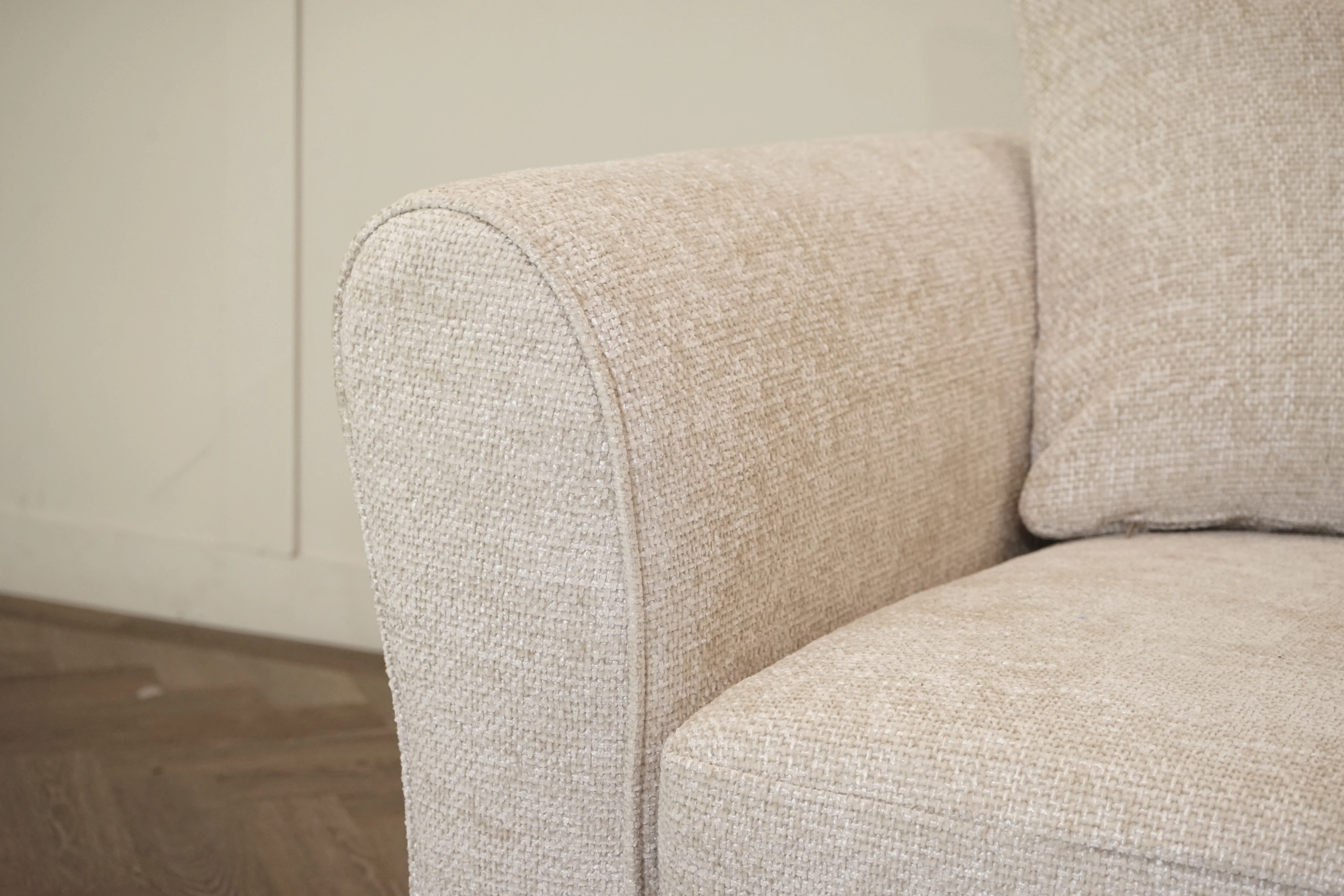 Sophia LHF Chaise Corner Sofa, Natural Weave - Image 5