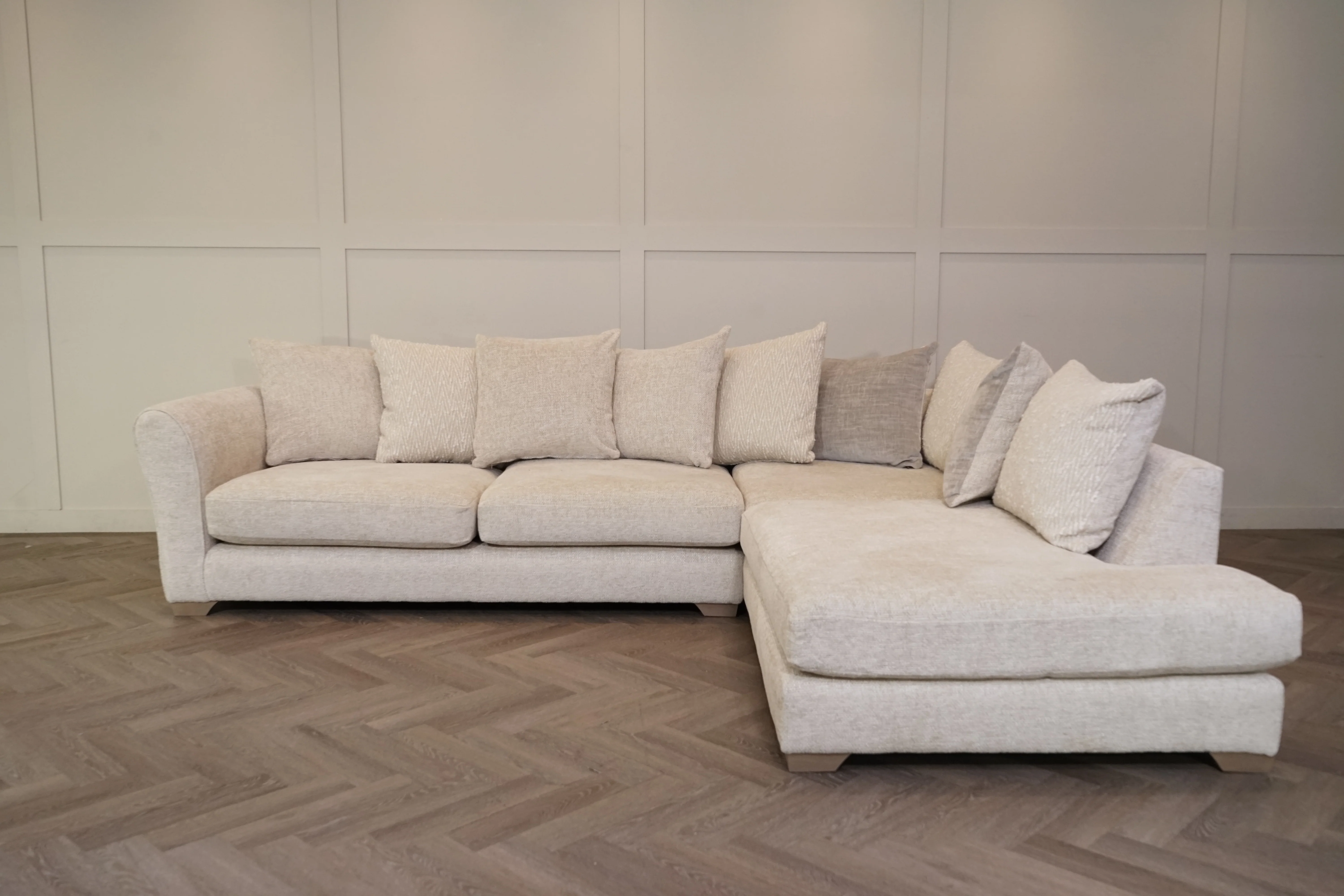 Sophia LHF Chaise Corner Sofa, Natural Weave - Image 6