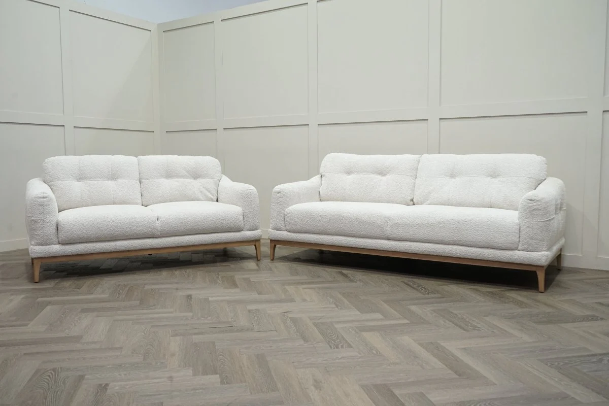 The Cosy Loft 3 + 2 Seater Sofa Set, Milky Pebble - Image 7