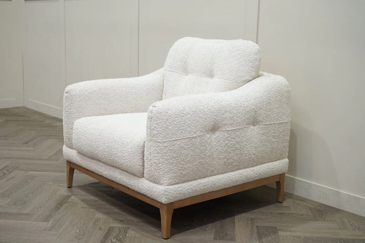 The Cosy Loft Armchair, Milky Pebble - Image 6