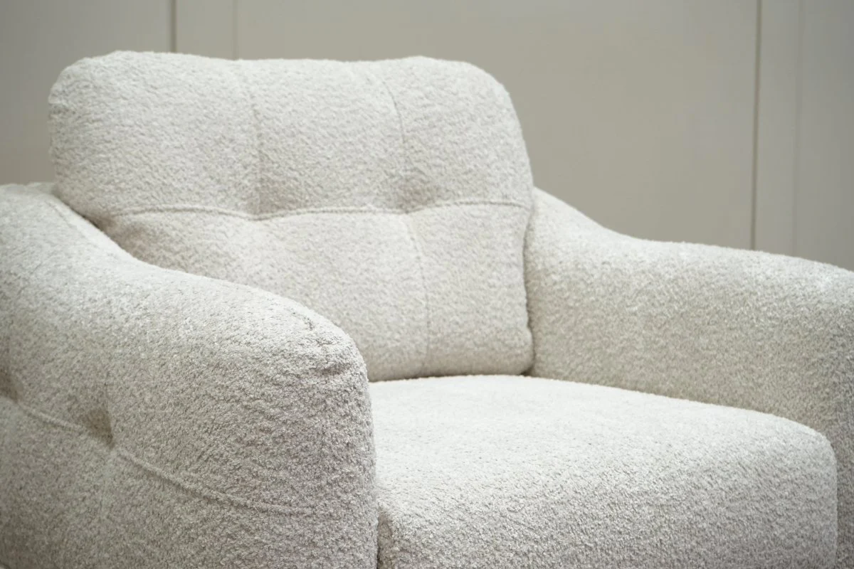 The Cosy Loft Armchair, Milky Pebble - Image 7