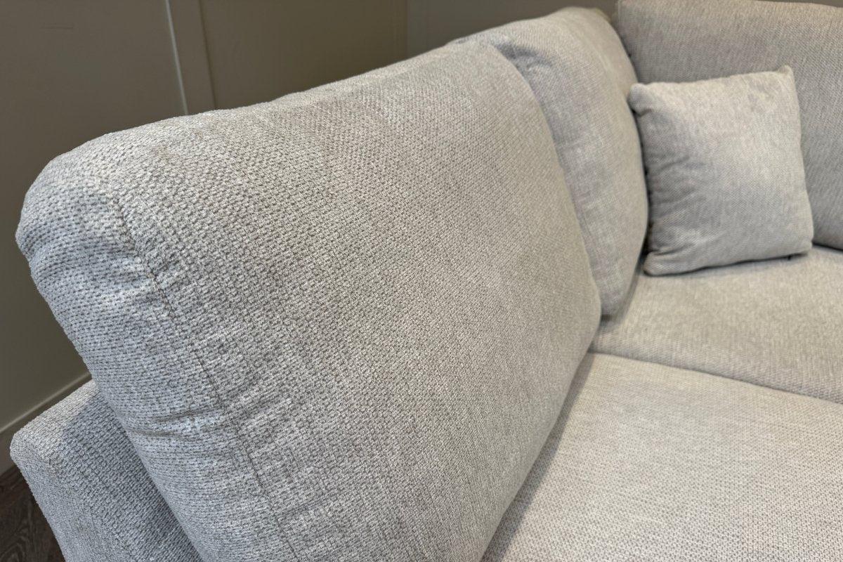 Witton Left Hand Corner Sofa, Stone Chenille - Image 8